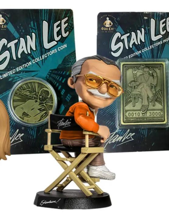 Stan Lee Limited Edition Marvel Collectors Crate Pop Vinyls Coin Ingot