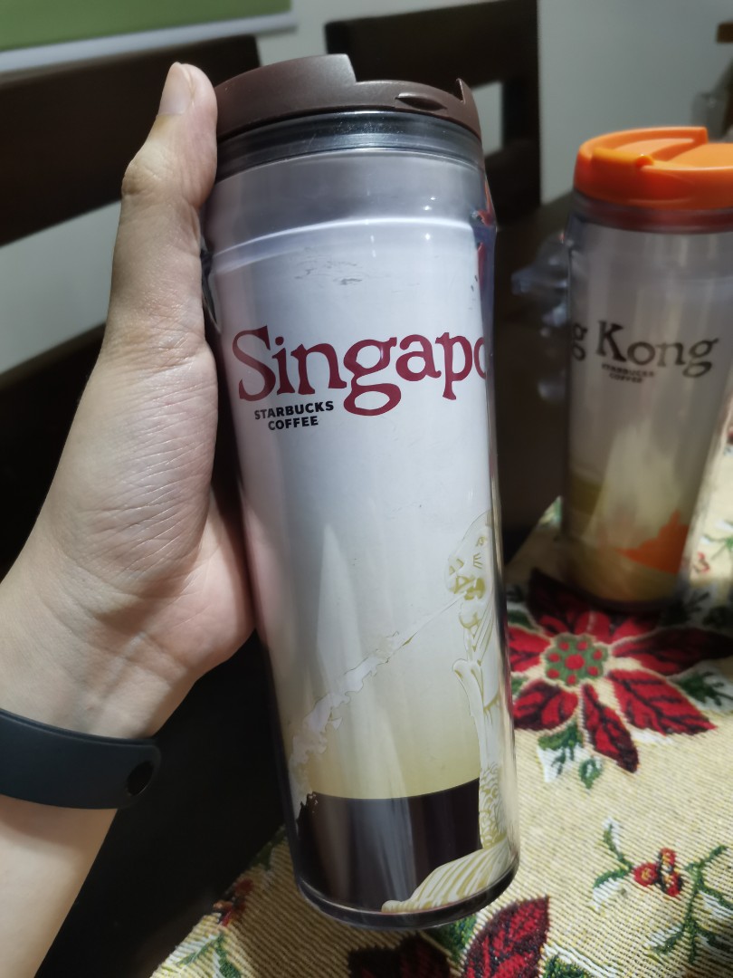 Starbucks Singapore Tumbler, Furniture & Home Living, Kitchenware & Tableware, Water Bottles