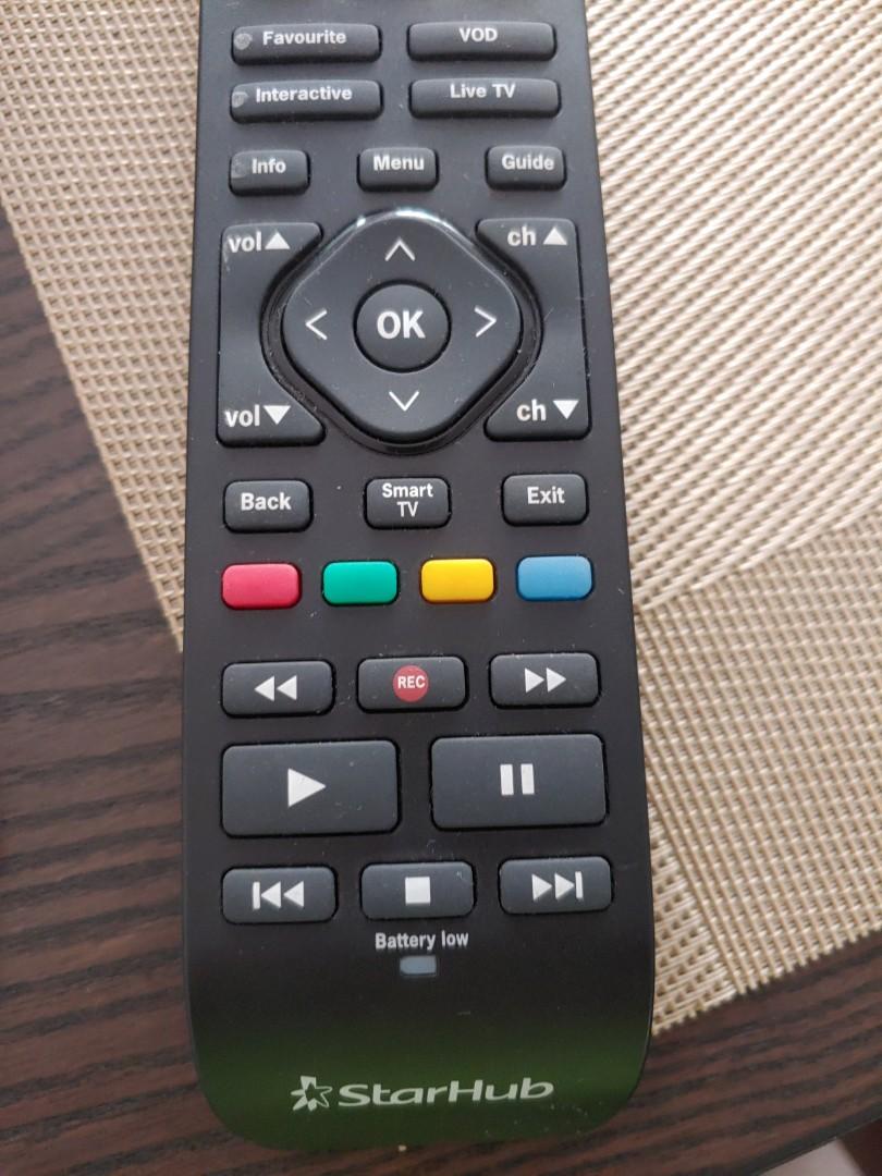 Starhub TV remote control, TV & Home Appliances, TV & Entertainment, TV