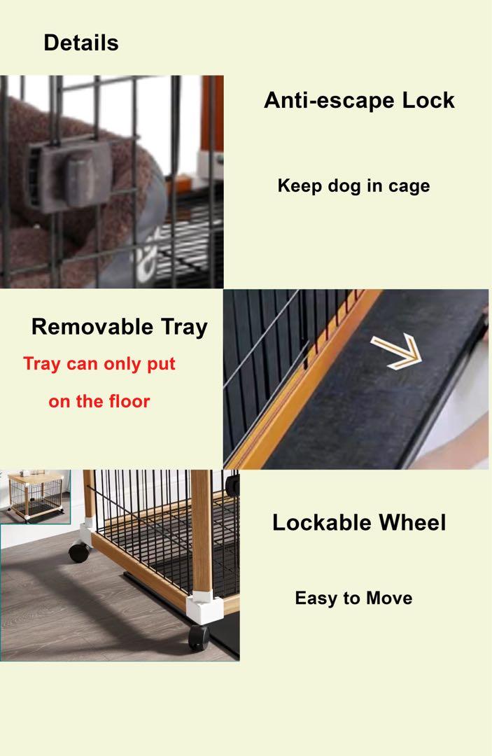 Heart to tail on sale freestanding wooden pet gate