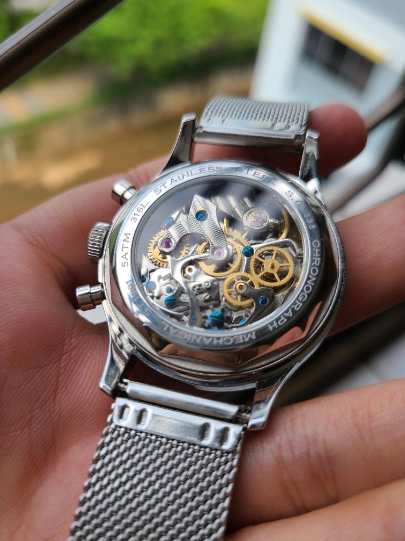 Sugess 1963 Seagull ST1901 Movement Chronograph Watch – Watch Radar Co.
