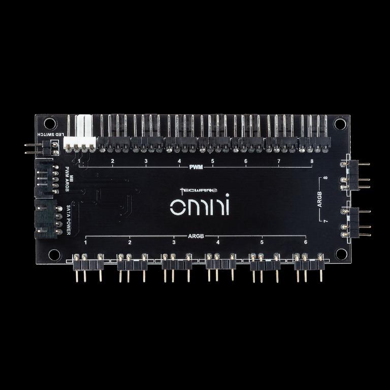 Tecware Omni Hub 8 Port 3 PIN 5V ARGB + PWM Hub SATA Powered