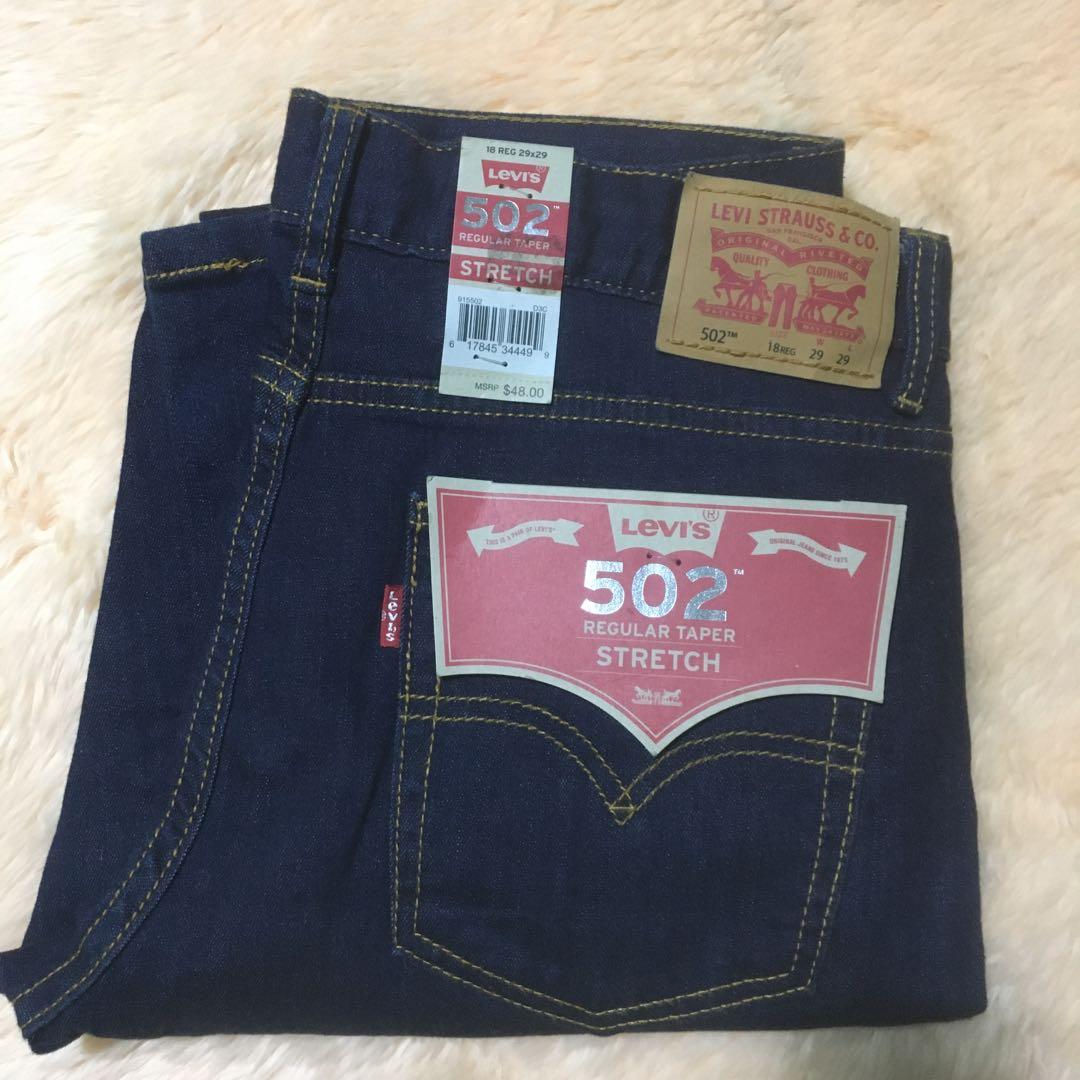 US BOUGHT ORIGINAL LEVIS 502 TAPER JEANS WOMEN 29x29, Women's Fashion,  Bottoms, Jeans on Carousell