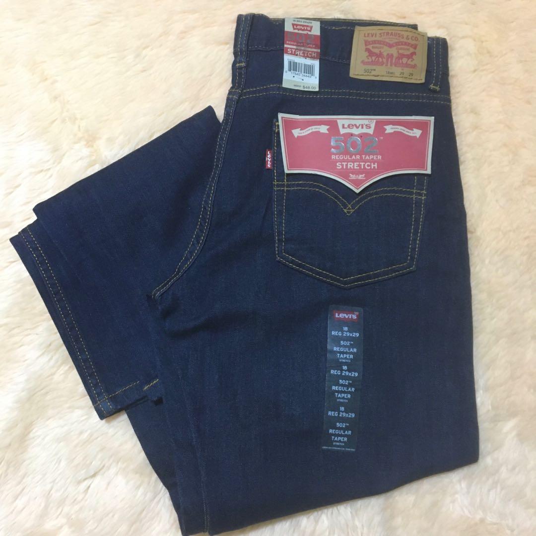US BOUGHT ORIGINAL LEVIS 502 TAPER JEANS WOMEN 29x29, Women's Fashion,  Bottoms, Jeans on Carousell