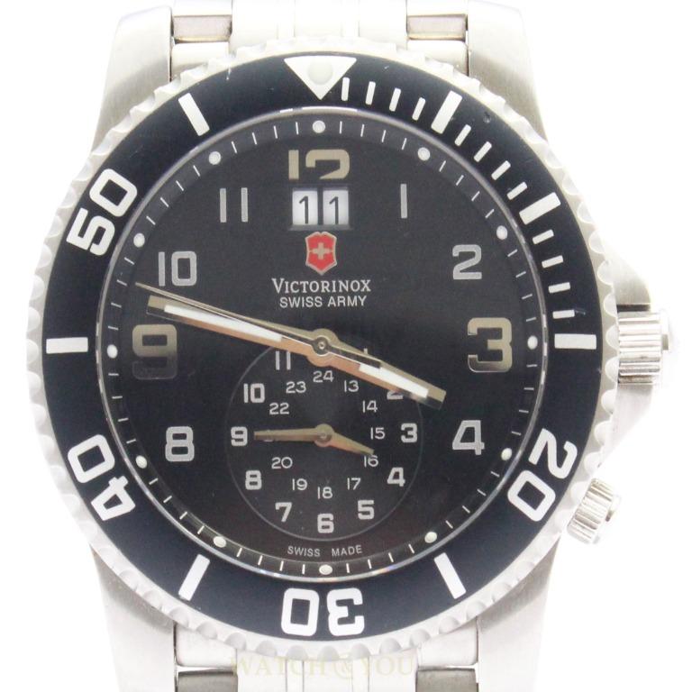 Victorinox Swiss Army Dual Time 42mm Luxury Watches on Carousell