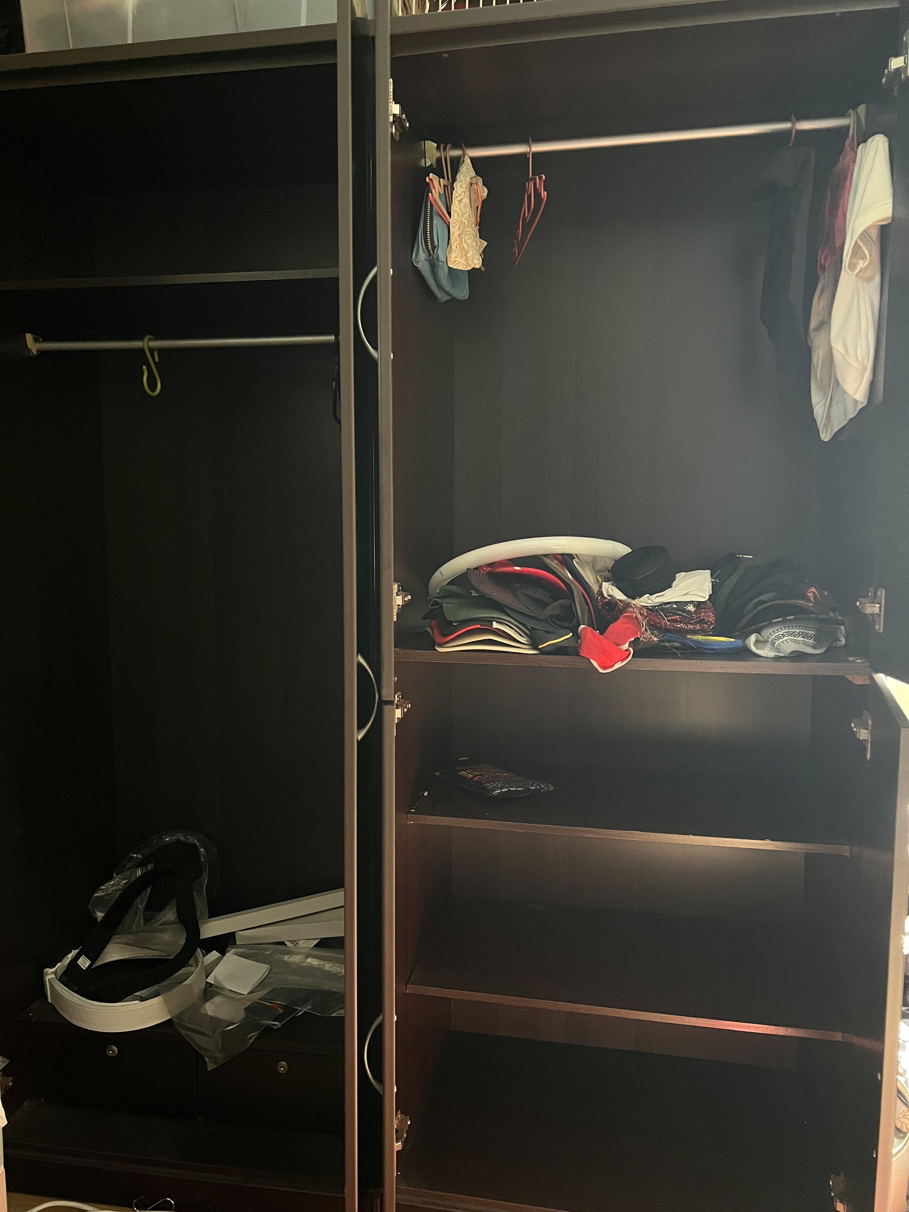 Wardrobe dismantle & good condition, Furniture & Home Living