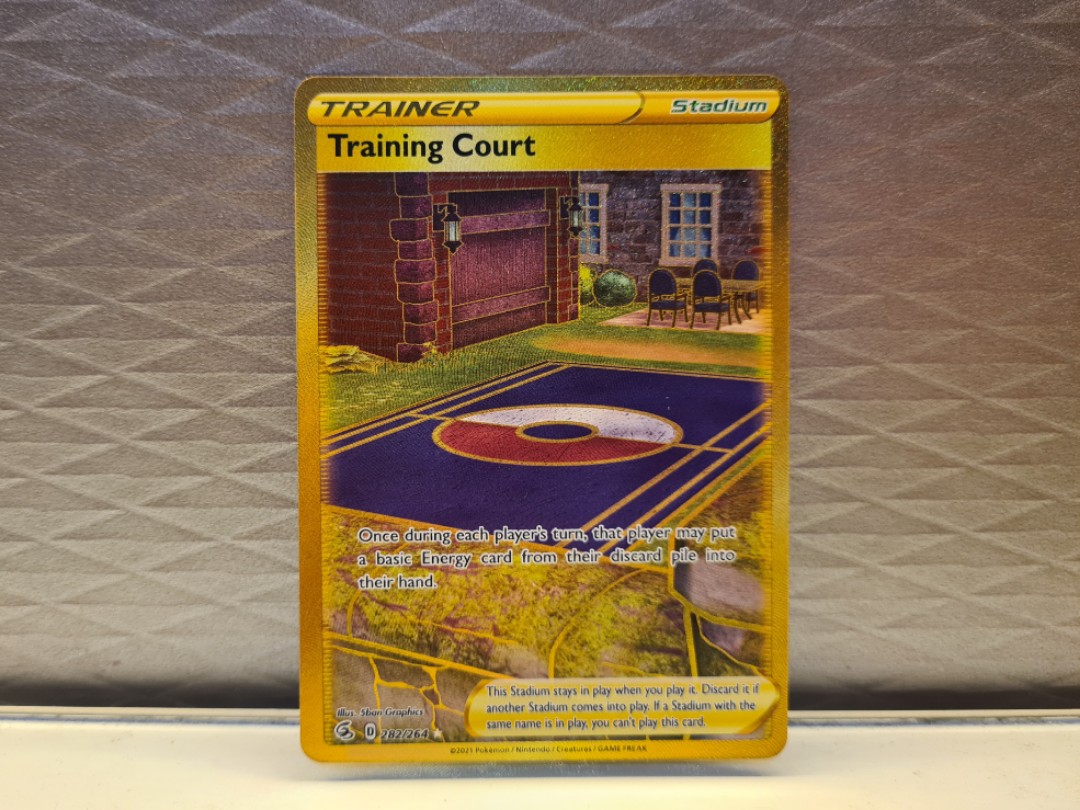WTT: Pokemon TCG Fusion Strike Gold Training Court, Hobbies & Toys, Toys & Games on Carousell WTT: Pokemon TCG Fusion Strike Gold Training Court, Hobbies & Toys, Toys & Games on Carousell