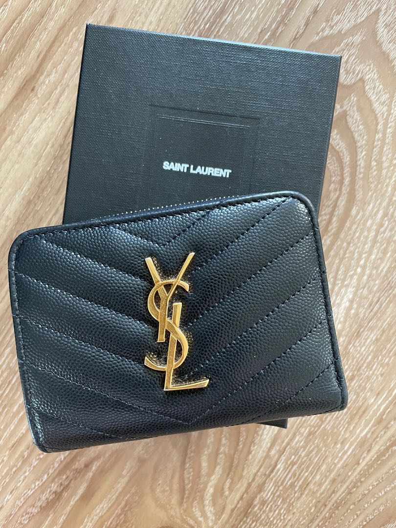 YSL bi-fold wallet authentic, Women's Fashion, Bags & Wallets, Wallets ...