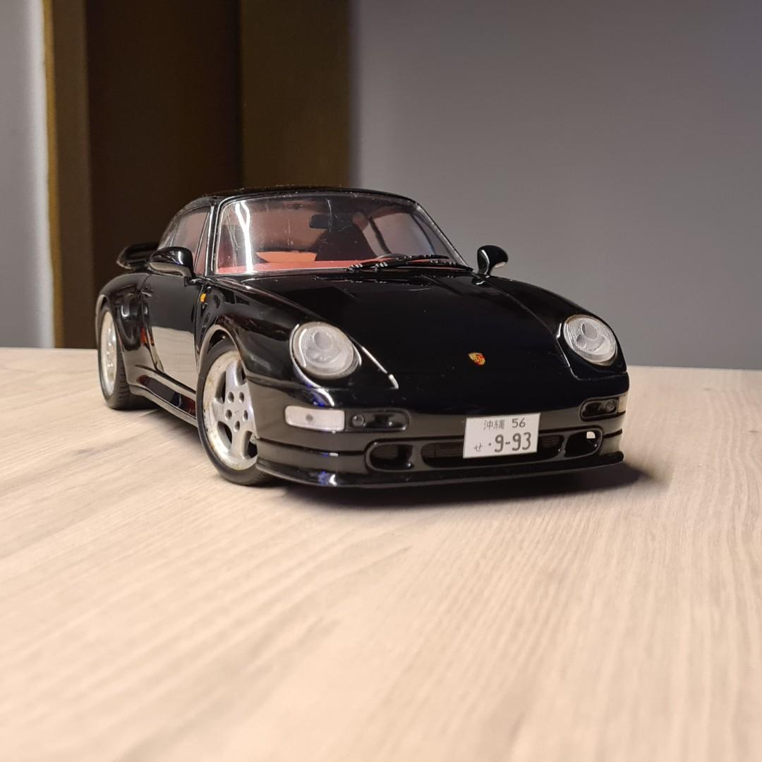 1/18 ポルシェ 911 ターボ S 993 ブラック GTスピリット Porsche 911 Turbo S 993 GT SPIRIT  Black - ミニカー