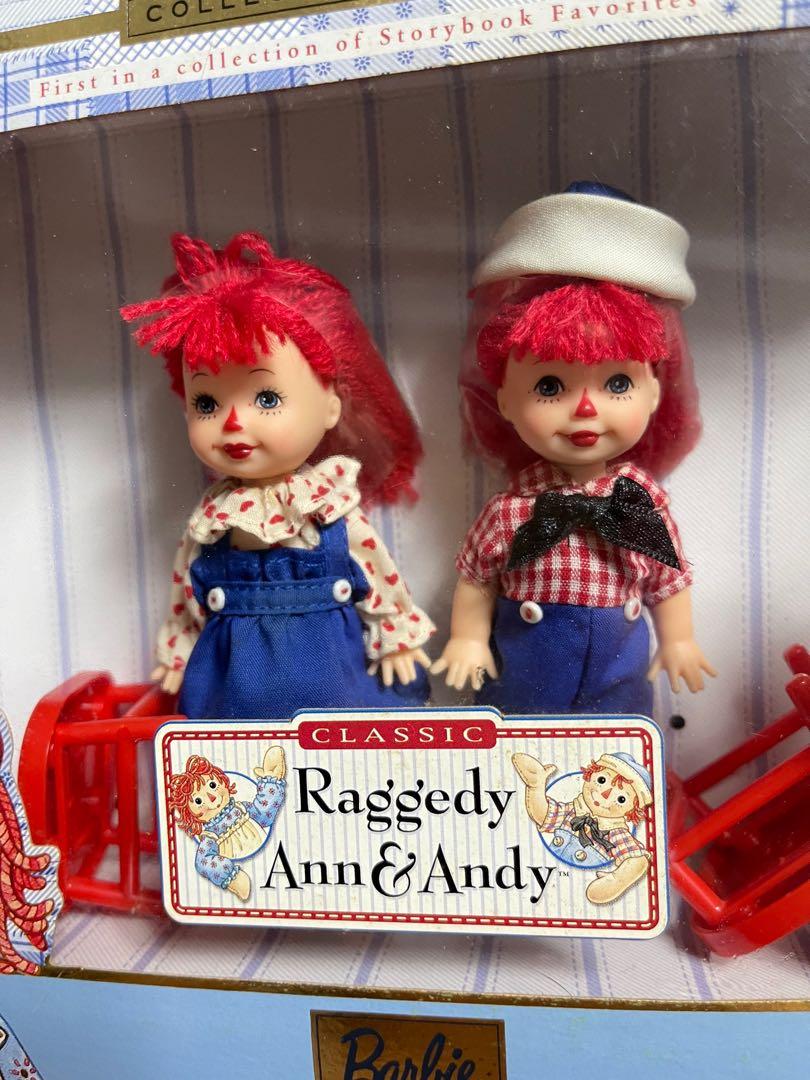 1999 Barbie Kelly and Tommy Raggedy Ann And Andy, Hobbies & Toys