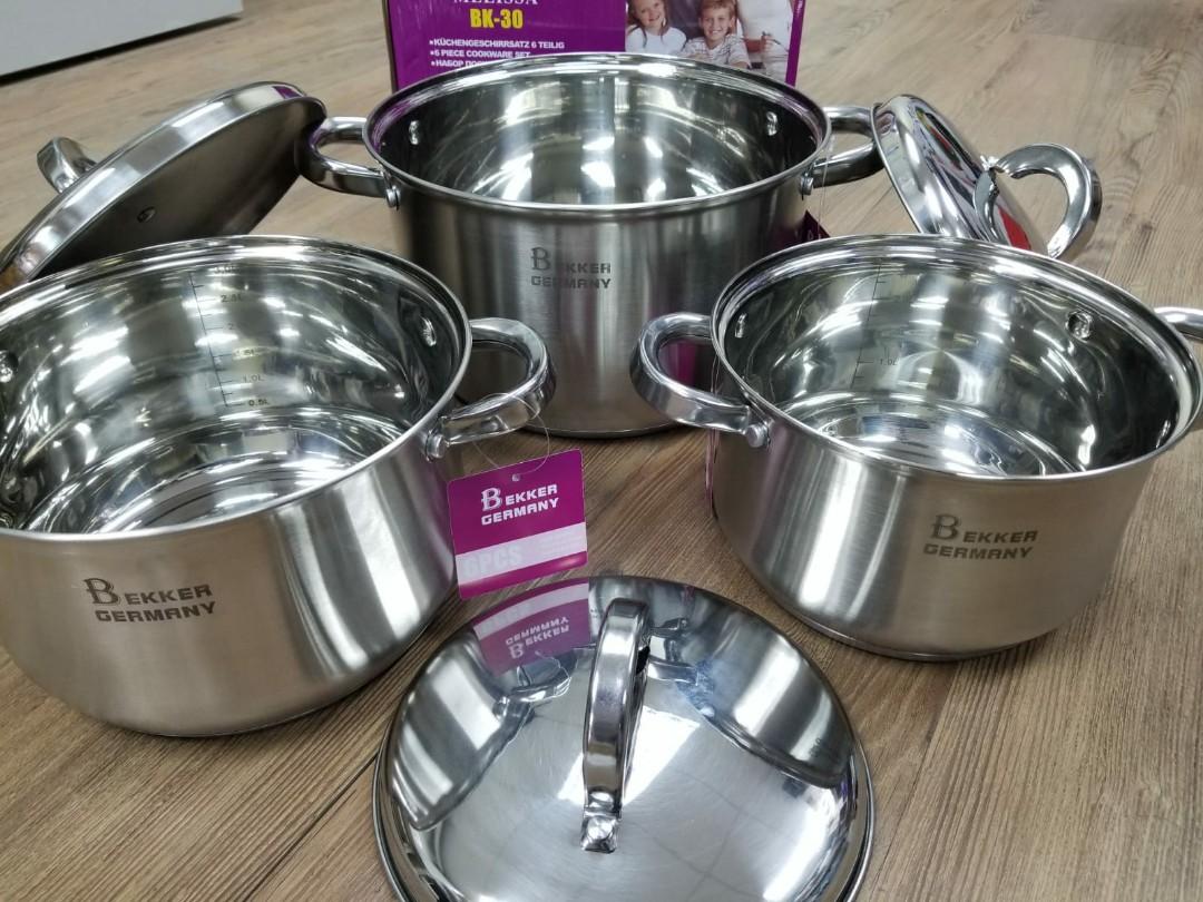 3in1 bekker Germany cookware, 家庭電器, 廚房電器, 鍋具 Carousell