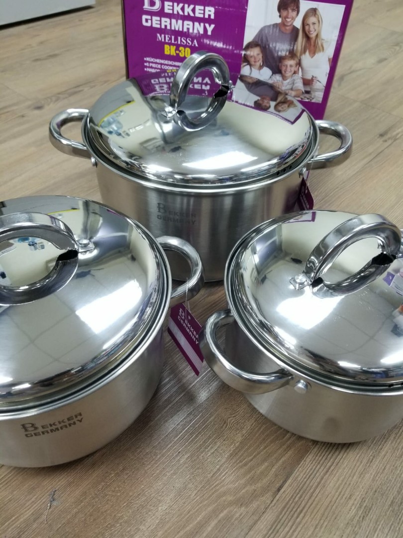 3in1 bekker Germany cookware, 家庭電器, 廚房電器, 鍋具 - Carousell