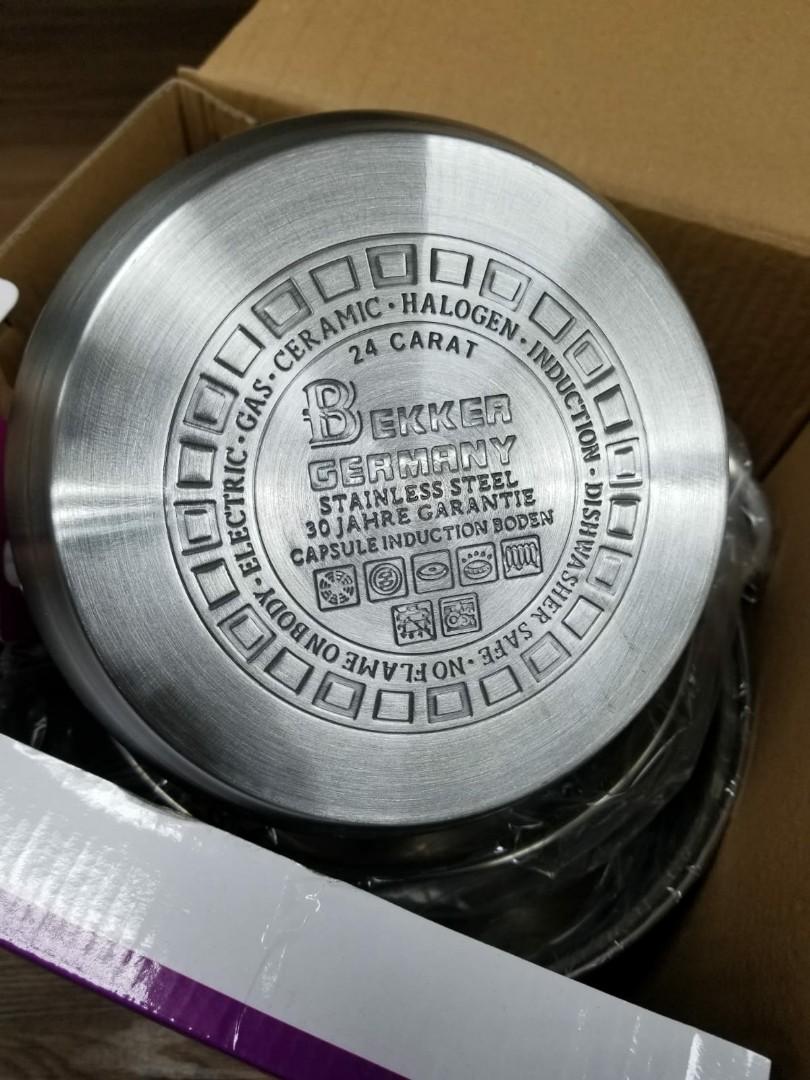 3in1 bekker Germany cookware, 家庭電器, 廚房電器, 鍋具 Carousell
