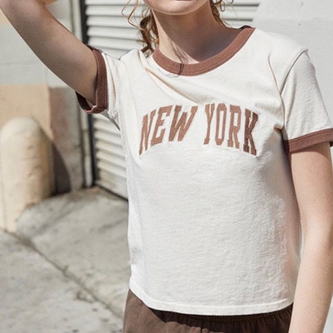 brandy melville new york tee
