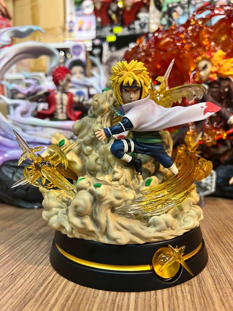 現貨火影忍者Gk雕像League/258W 木葉閃光四代火影波風水門, 興趣及遊戲, 玩具& 遊戲類- Carousell