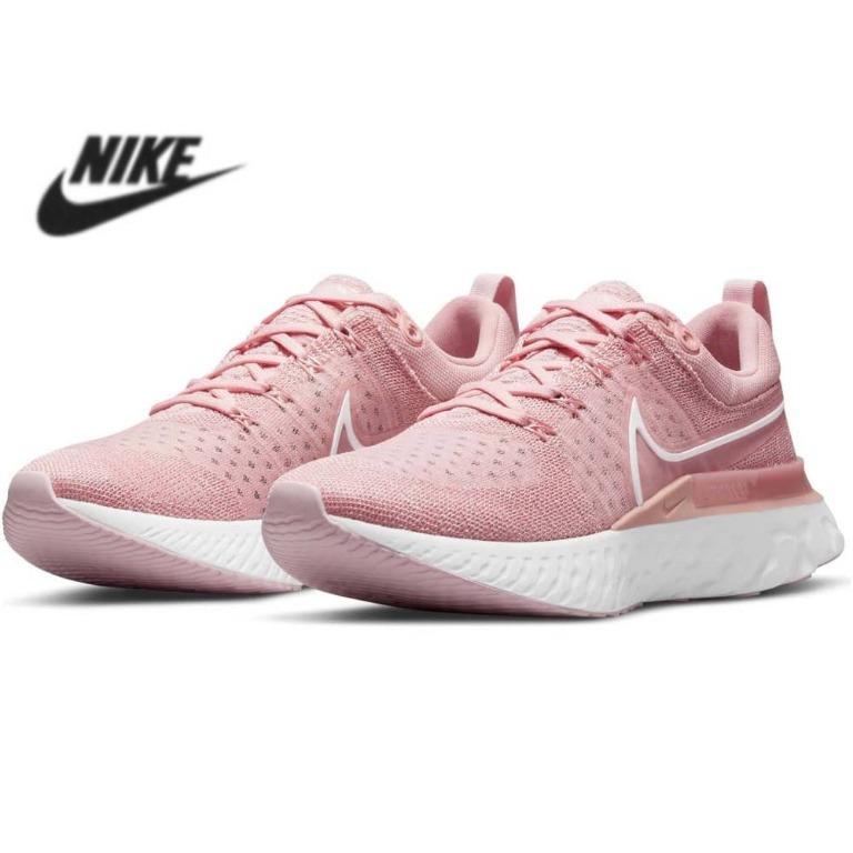 nike infinity react white pink