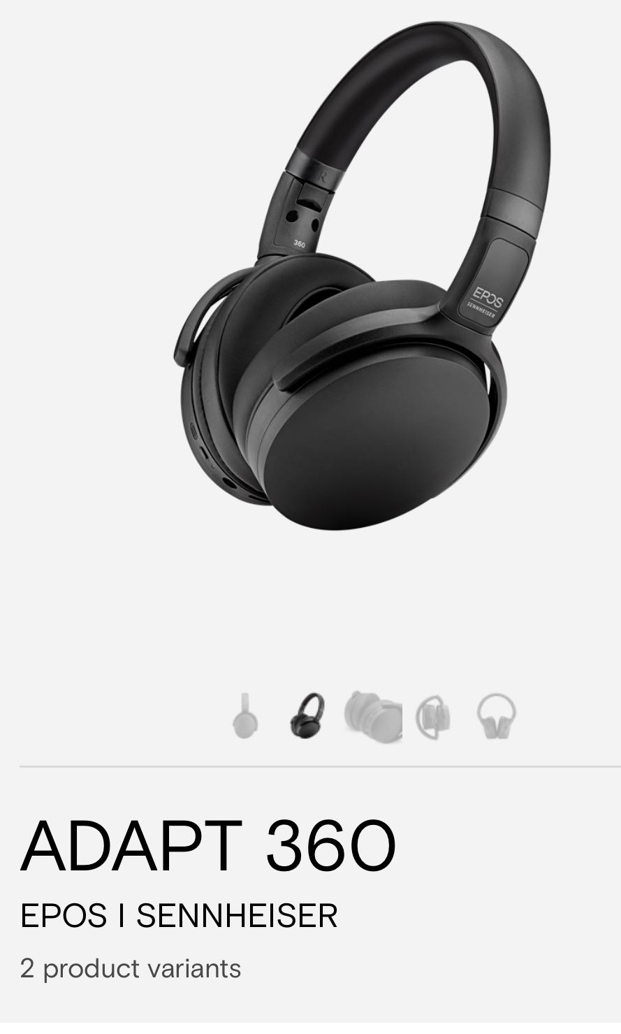 ADAPT 360 EPOS SENNHEISER, Audio, Headphones & Headsets on Carousell