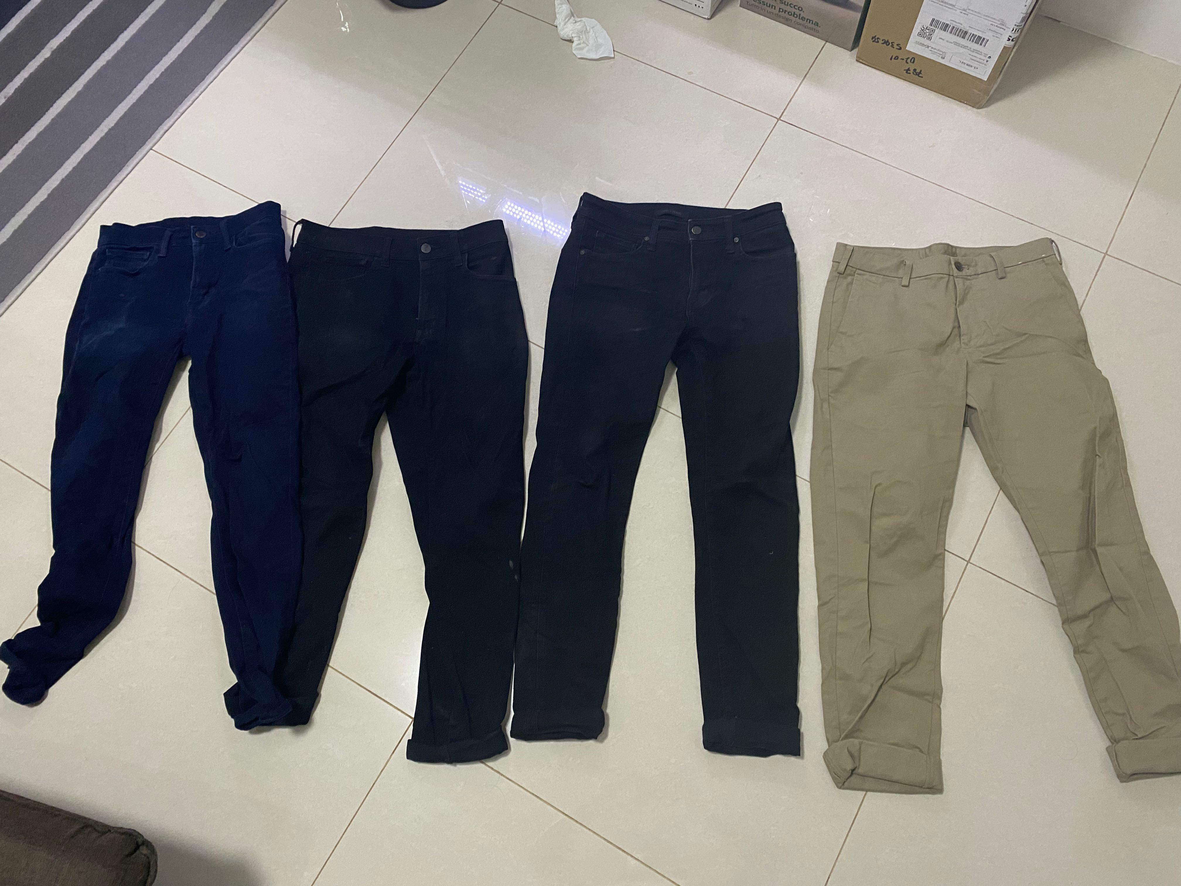 ASSORTED UNIQLO MENS PANTS/JEANS/CHINOS 
