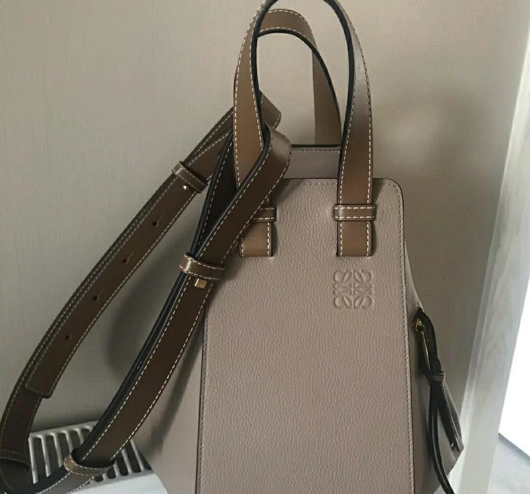 authentic LOEWE hammock sand mink