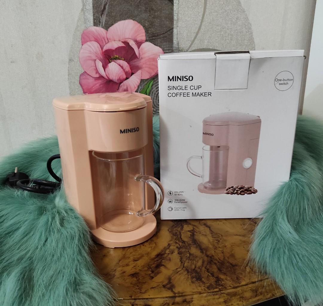 [baca deskripsi] Preloved MINISO Single Cup Coffee Maker (pernah