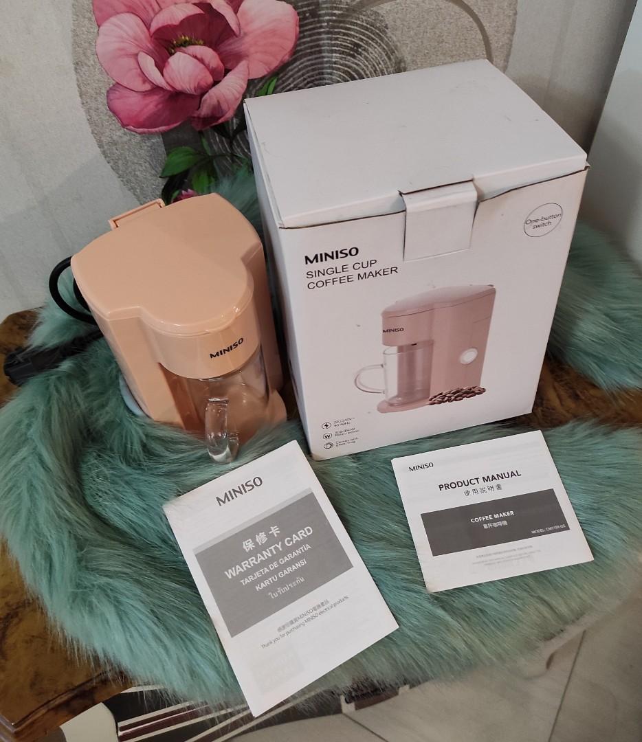 [baca deskripsi] Preloved MINISO Single Cup Coffee Maker (pernah