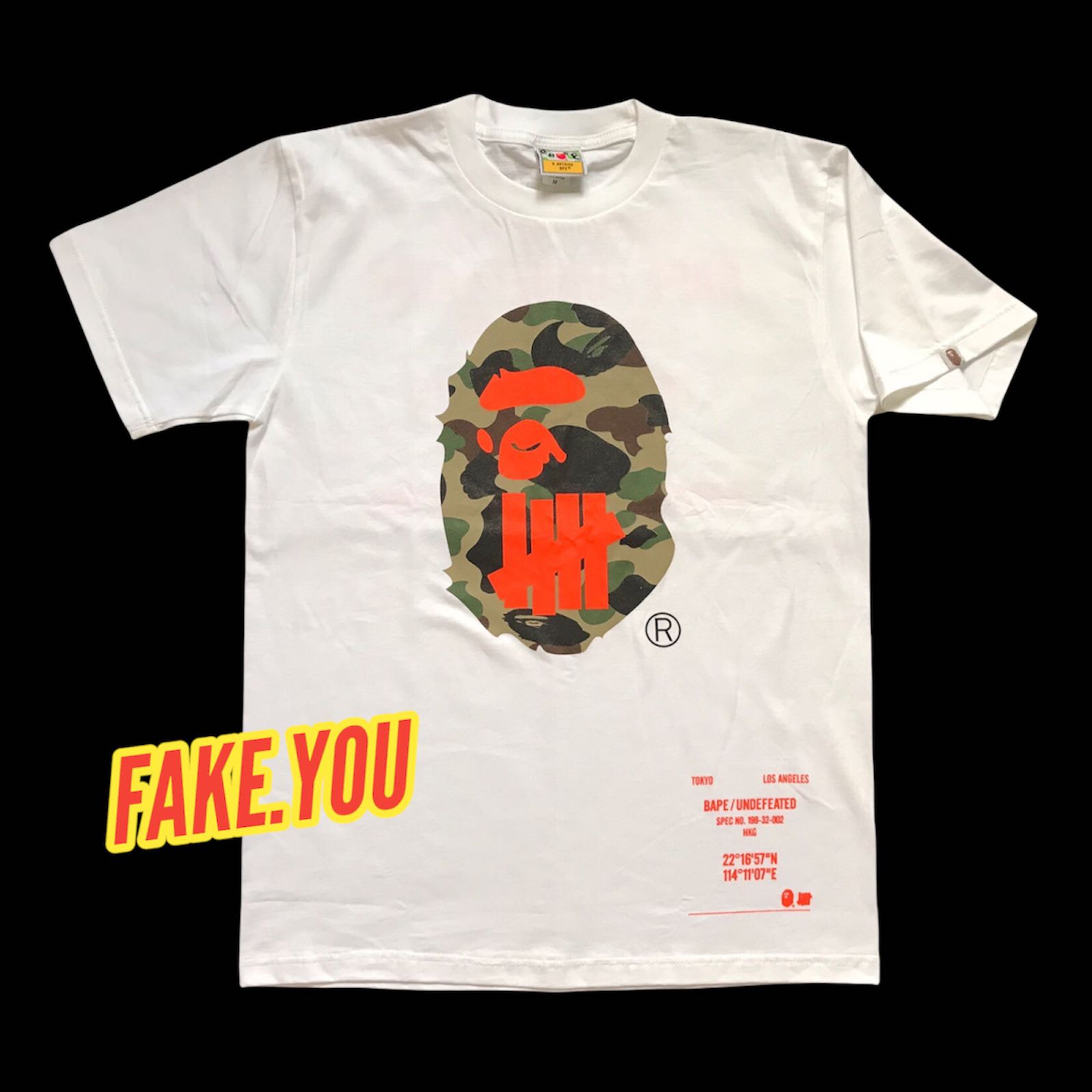 bape undefeated tee