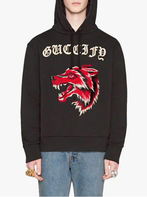 Gucci wolf online head sweater