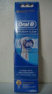 BRAUN Oral-B Precision Clean 2 Brush Heads Made in Ireland