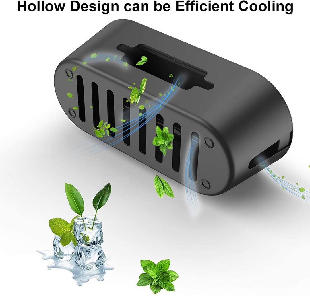 Cable Tidy Box, Madream Cable Box Tidy with 100 Cable Ties 32x13x11cm
