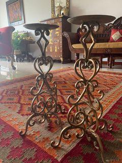 A pair of Candle stands