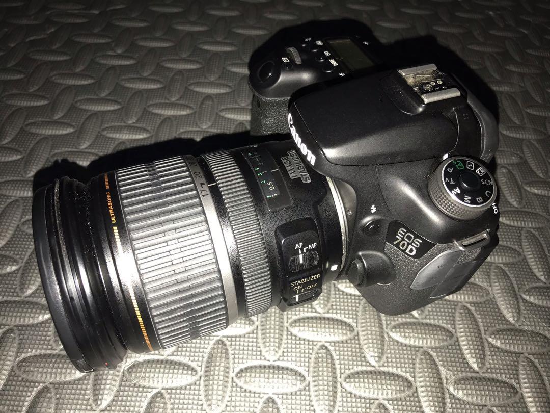 Canon eos 70D and more (Category: Cameras) located in Pasig City. Submitted by declutter.rrr (Listing ID 1127936622, Image 2). Description: FOR SALE 📸 Canon EOS 70D body with: - Camera bag - Canon 50mm lens - Canon 17-55mm lens - Canon speedlite 430ex ii - 3 43-inch reflectors (translucent, silver, white, gold) - Charger - Free 32gb memory card - HDMI cord - Tripod - Manuals - Strap - Saramonic Microphone Price: 50,000PHP (Negotiable! PM me) Con