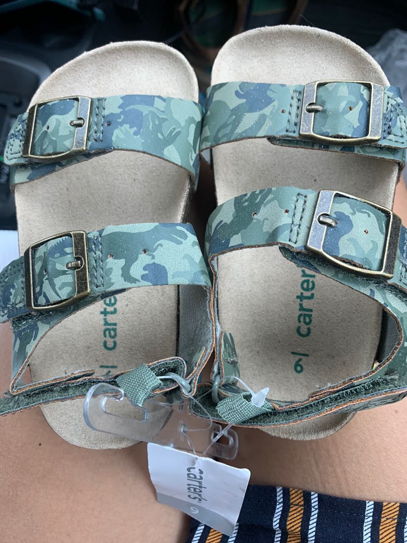 carter's cork sandals