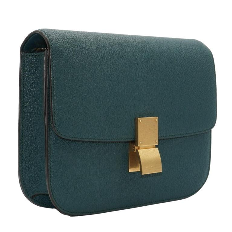 Celine box discount bag grained leather