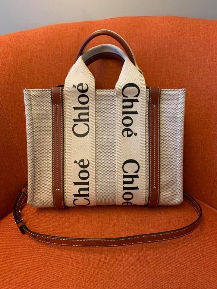 chloe woody tote bolsa