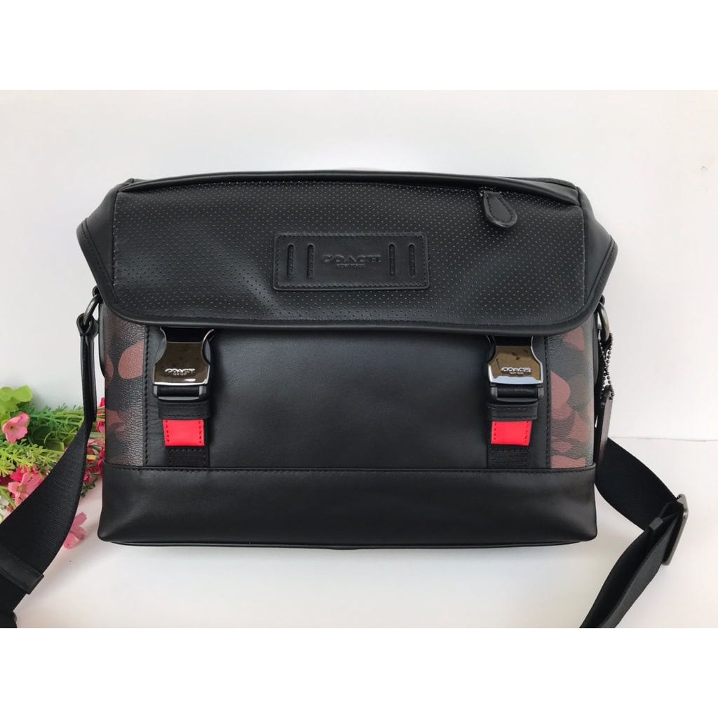 Coach Camo Messenger Bag, Men's Fashion, Bags, Sling Bags on Carousell