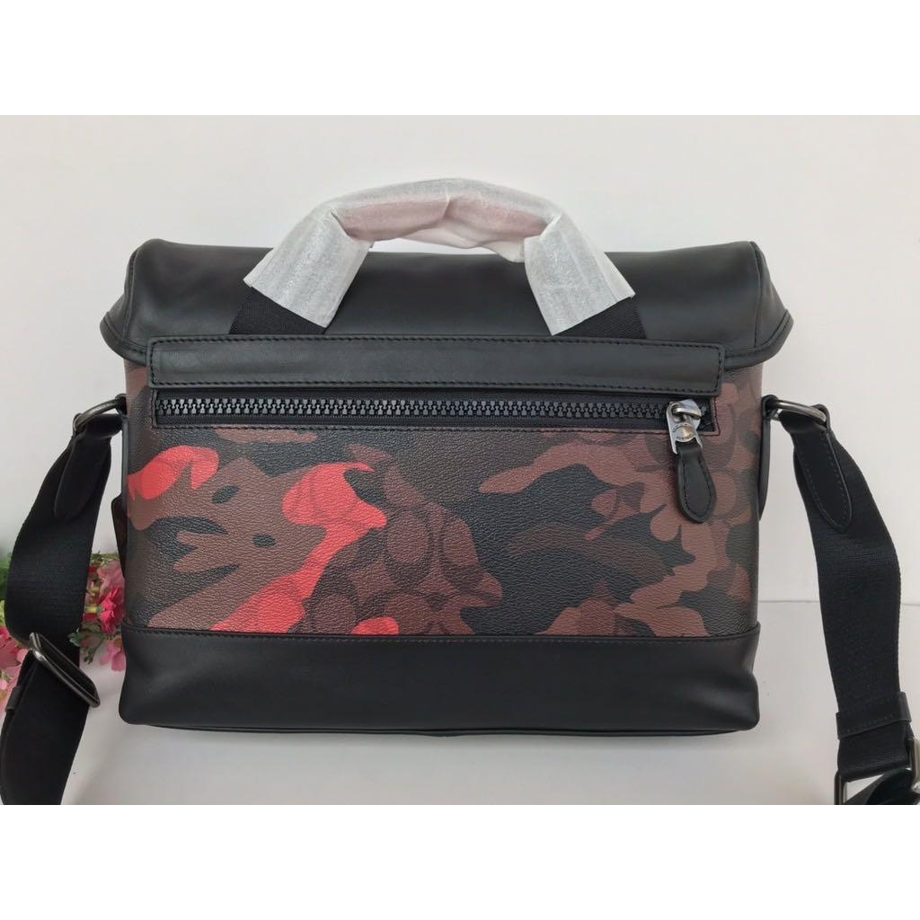 Coach Camo Messenger Bag, Men's Fashion, Bags, Sling Bags on Carousell
