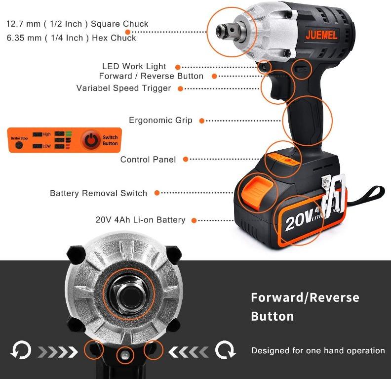 Juemel cordless impact wrench 2025