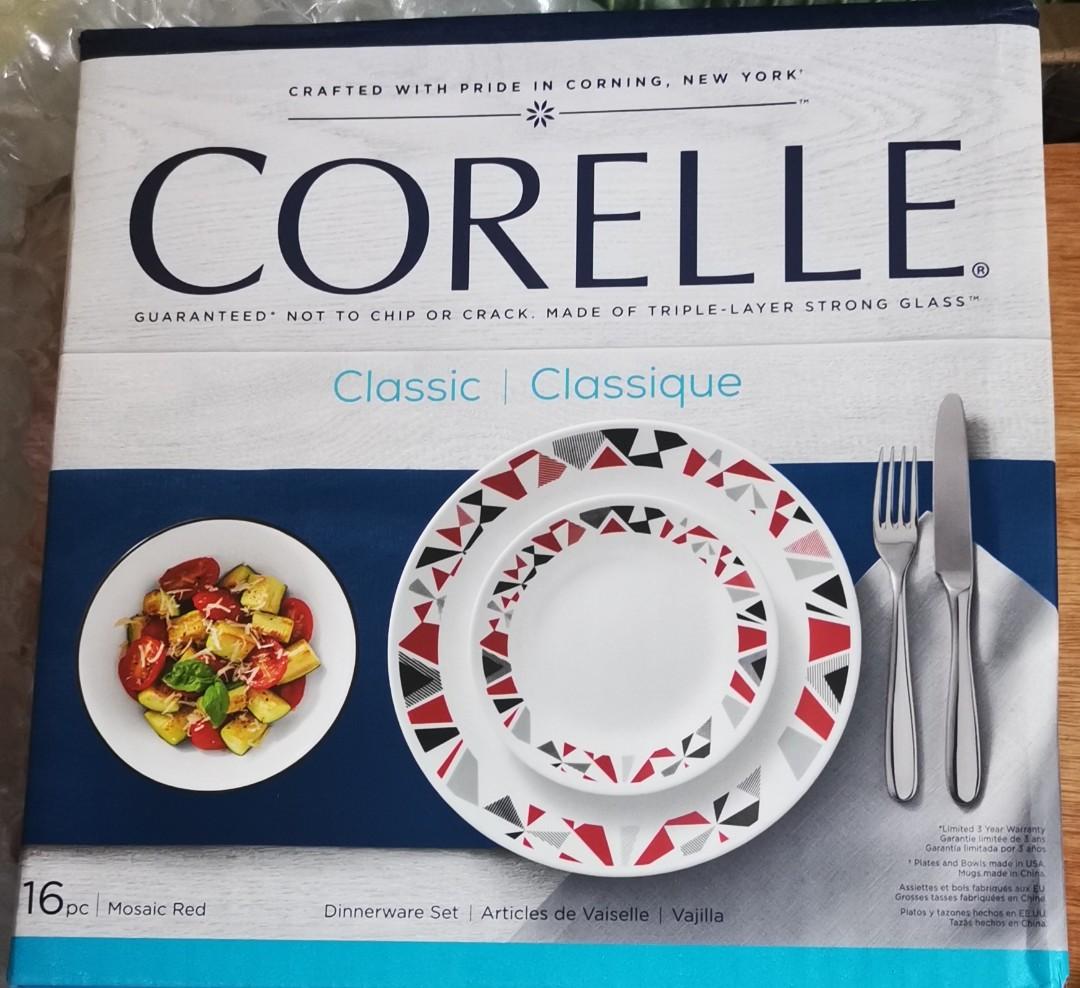 Corelle Mosaic 16 pcs set Dinnerware (Category: Dinnerware & Cutlery) located in Makati City. Submitted by sheyYan (Listing ID 1127951191, Image 1). Description: Original Corelle Mosaic 16pc dinnerware plate set 4 pcs corelle dinner plates 4 pieces corelle saucers 4 pieces corelle bowls 4 pieces corelle mugs All original chip resistant plates. This set features elegant pieces perfect for complementing your dining set All pieces - triple layer str
