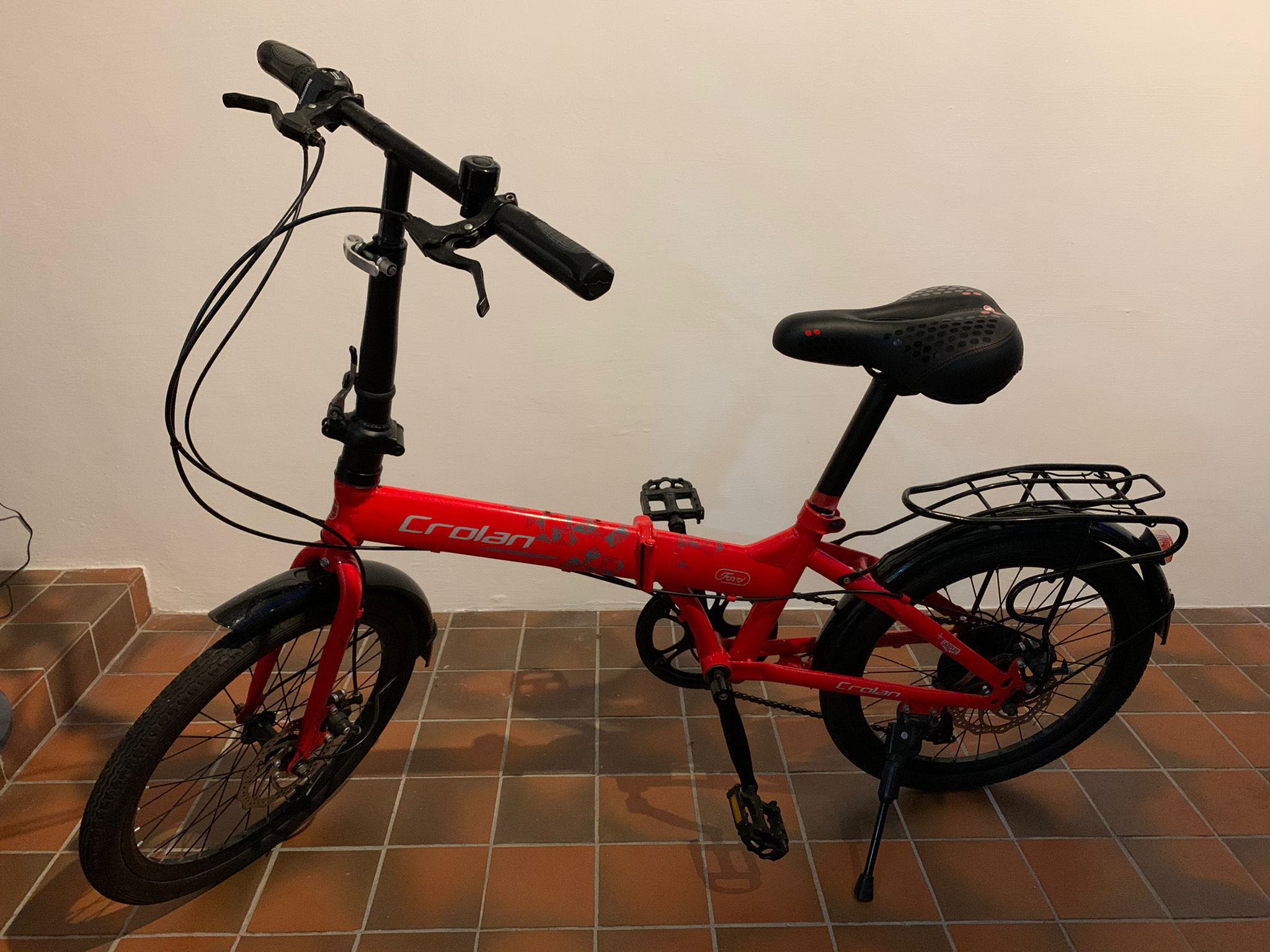 Crolan best sale folding bike