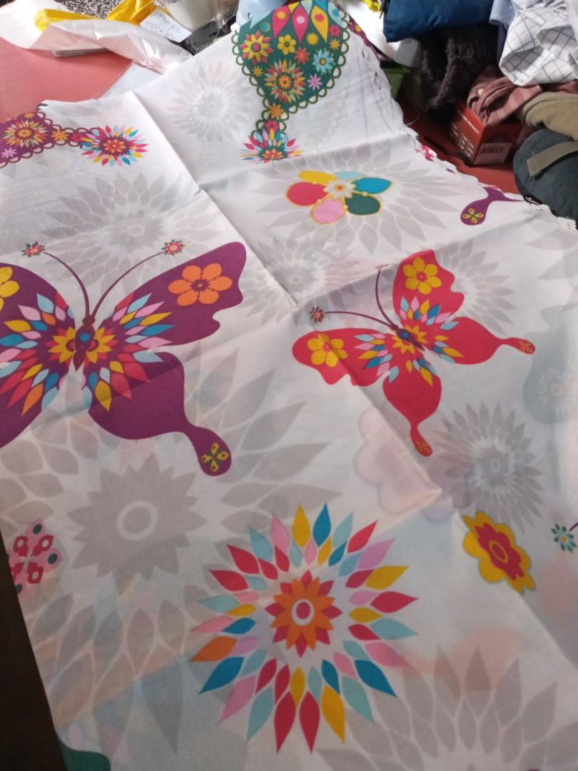 Curtains (Category: Curtains & Blinds) located in Las Pinas. Submitted by jaziyah4 (Listing ID 1127993091, Image 3). Description: brand new curtains P99 each design: butterfly 4pcs available abstract blue 3pcs available size 140x180cm.