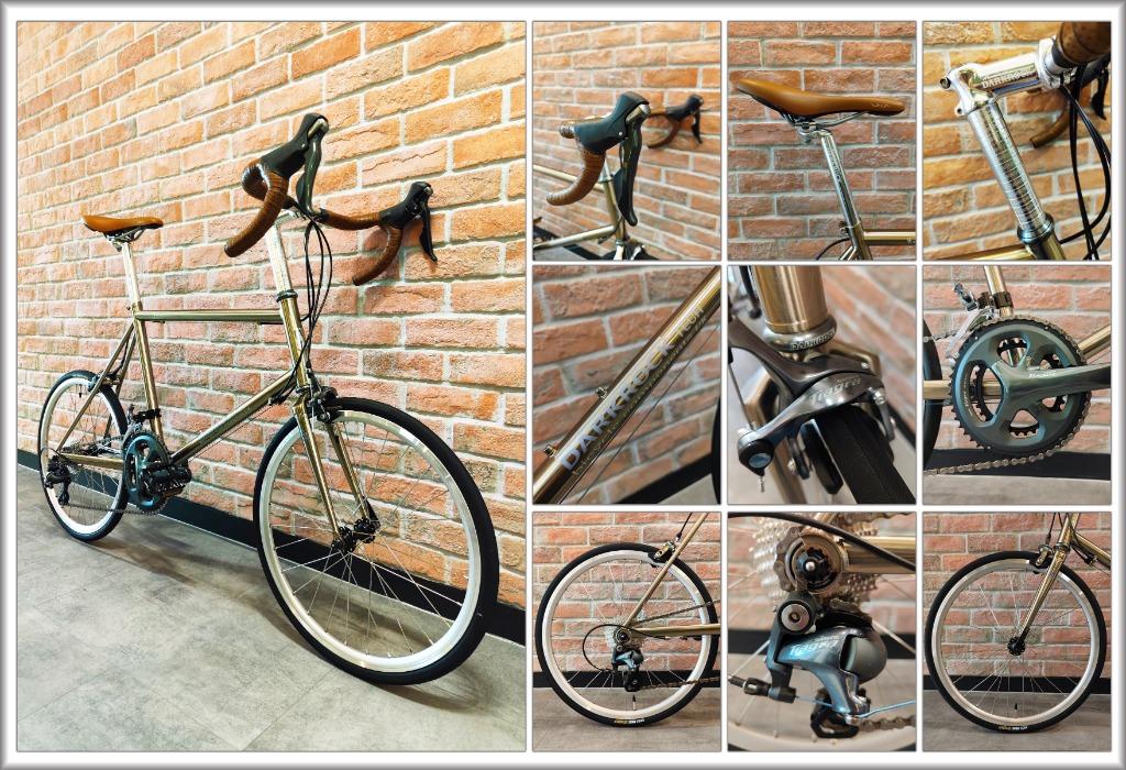 Darkrock Mini Velo Tiagra Groupset Chromoly Frame Retro Road Bike