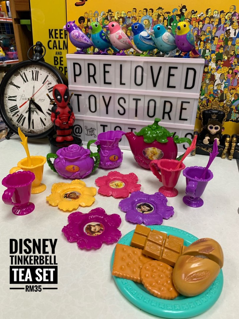Disney Tinkerbell Tea Set, Hobbies & Toys, Collectibles & Memorabilia