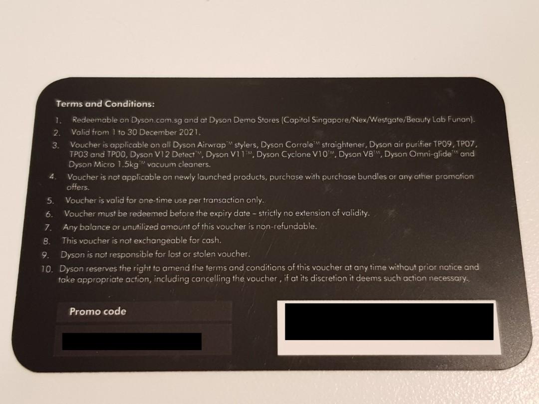 Dyson 100 voucher, TV & Home Appliances, Vacuum Cleaner & Housekeeping