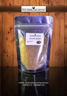 EJs Herbs and Spices CELERY SEEDS in Stand Alone Resealable Pouch
