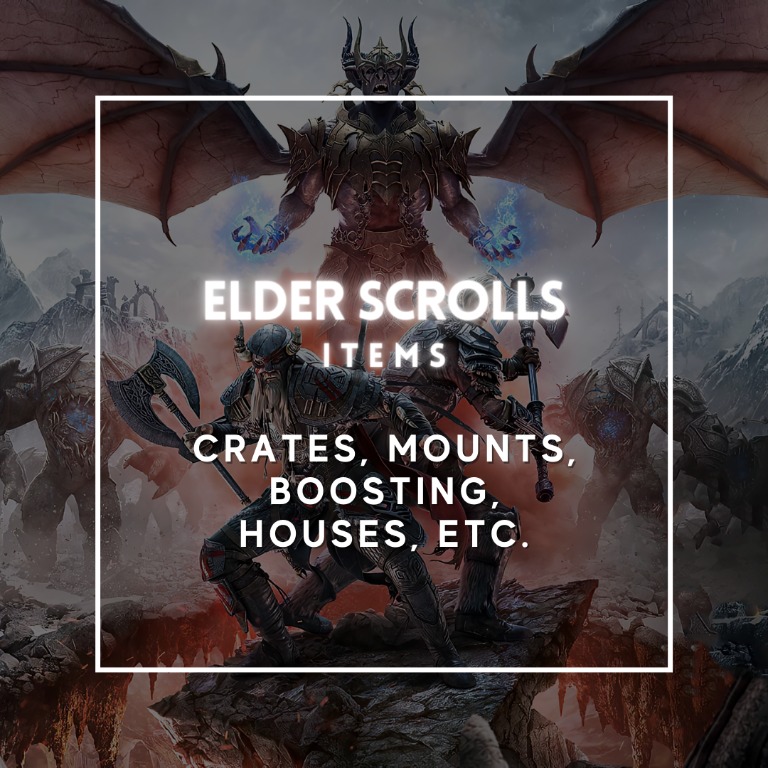 Elder Scrolls Online Items Mounts Crates, Video Gaming, Gaming