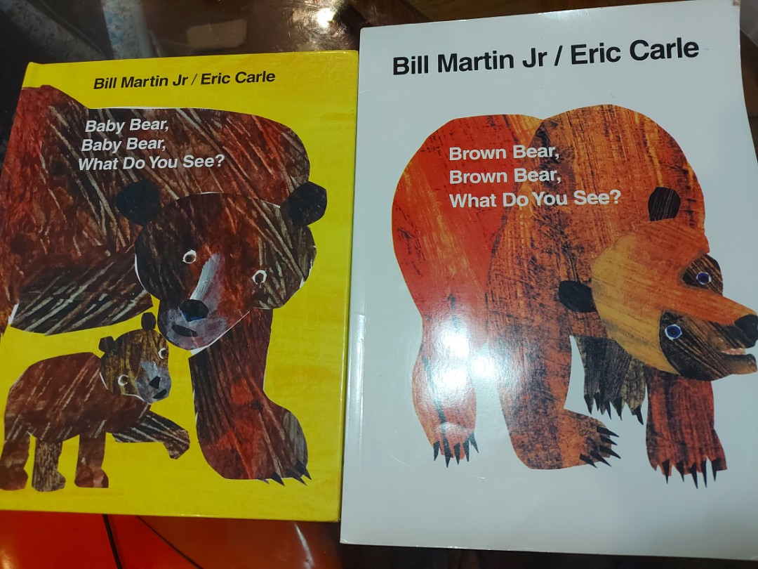 Eric Carle /Bill Martin Jr bundle Brown Bear Baby Bear What do You See ...