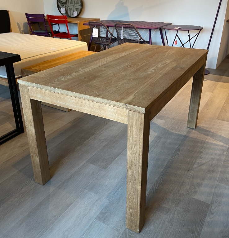 Ethnicraft straight discount dining table