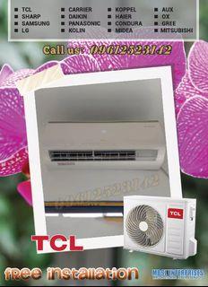 Extra Low Noise ,Dehumidifier and Mosqui Go Air Conditioner TCL TITAN Gold FULL DC Inverter Split Type With Free Installation