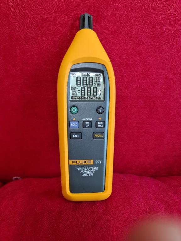Fluke 971, Temperature Meter, Humidity Meter, Hygrometer, Dew Point