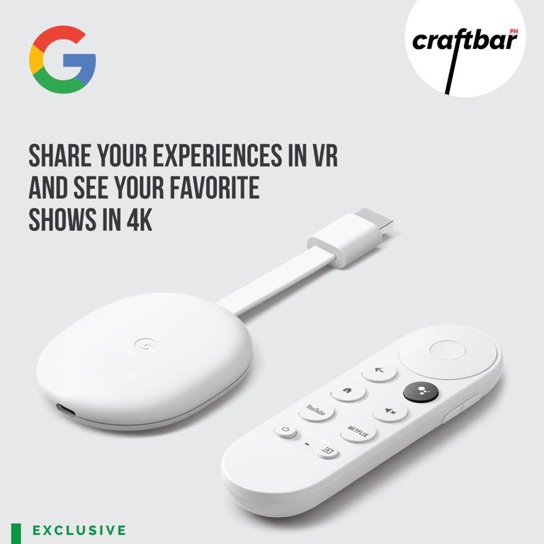 Google Chromecast 4 with Google TV for Quest 2, TV & Home Appliances